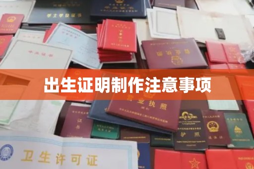 灵丘出生证明制作注意事项