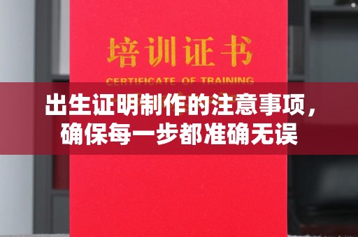 漾濞出生证明制作的注意事项，确保每一步都准确无误
